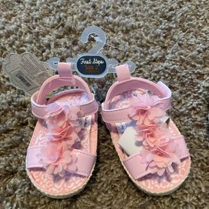 Infant First Steps pink sandals